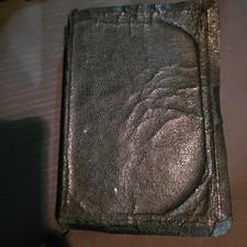 Rare 1936 Oxford KJV Holy Bible Old & New Testaments Soft Pebble Leather Guilded