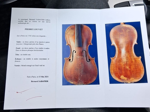 French violin 18th - french, 4/4