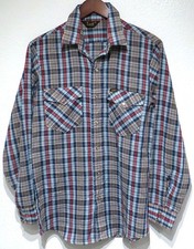 vtg Lee NAVY RED WHITE PLAID