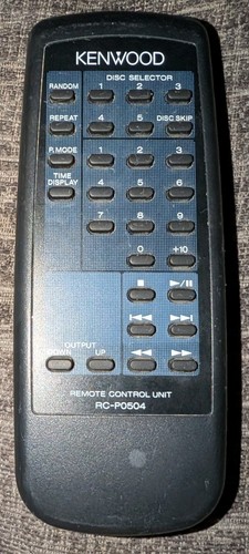 Kenwood remote control - remote,
