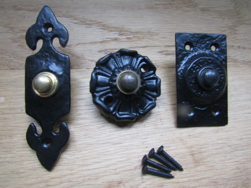 Door bell push - door, cast