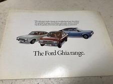 FORD GHIA RANGE    BROCHURE CAPRI GRANADA SALOON , GRANADA COUPE