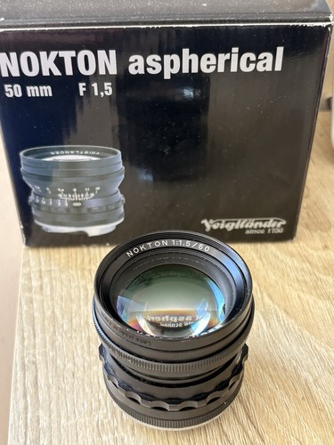 Voigtlander nokton 50mm - 50mm, f/1.5