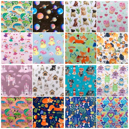 Printed poly cotton fabrics - printed,