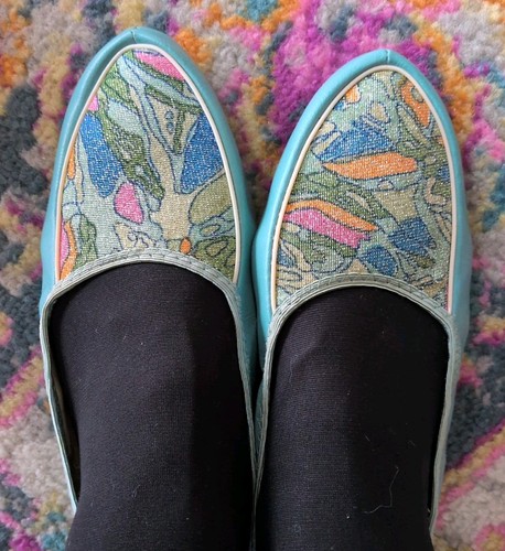 Vintage foldable slippers - vintage,