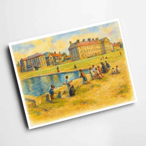 Print model yacht pond - a6,