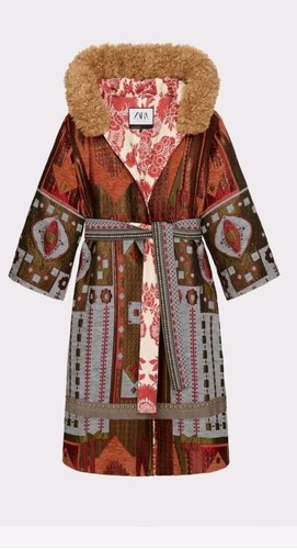 Zara atelier jacquard coat - atelier,