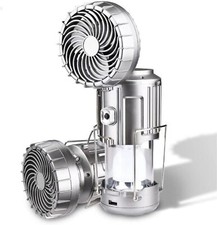 Portable Outdoor Camping Fan LED Light Solar Camping Lantern USB Rechargeable UK