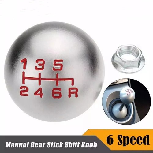 Car gear shift knob - knob, silver
