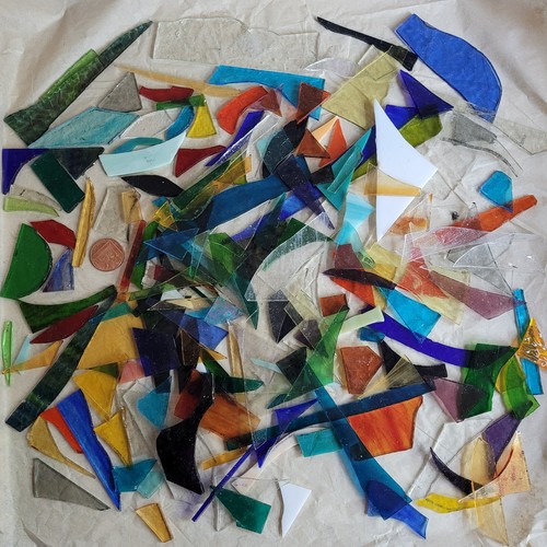 Mixed colour stained - kg,