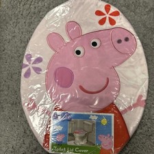 Peppa Pig Toilet Lid Cover  16" x 12 1/2"        NiP