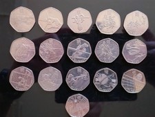 Olympic 50p Coins X 16 2011