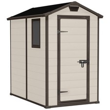 Replacement Parts Keter Manor Apex Outdoor Garden Storage Shed 4 x 6ft Brown