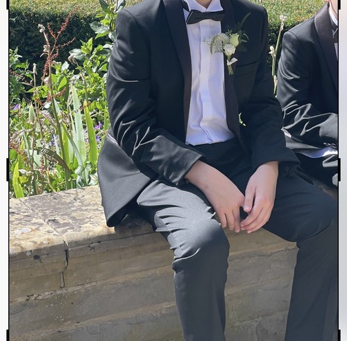 Next boys black trousers and - black,