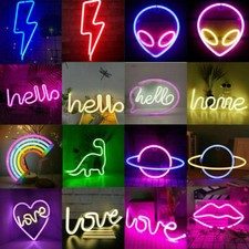 Neon LED Sign Light Wall night