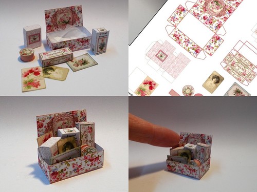 Dolls house lady keepsake - house,