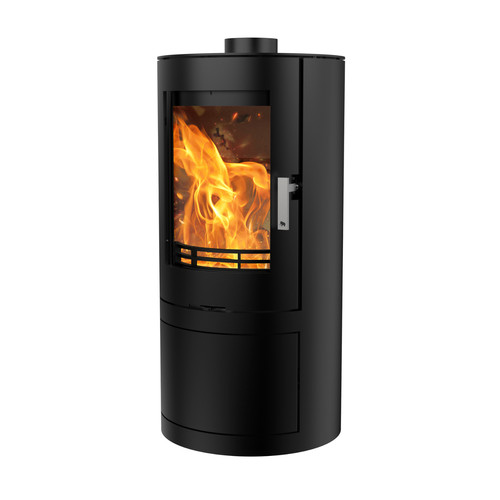 Wood burning stove - stove, cylindrical
