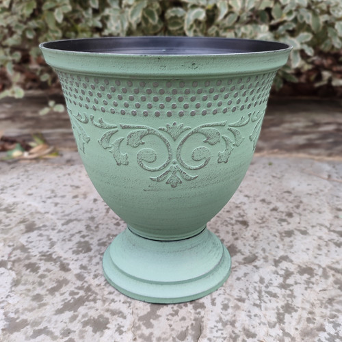 Plastic round urn garden - plastic,