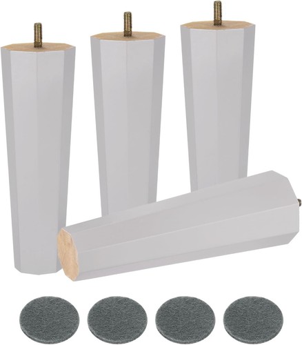 Pack wooden furniture legs - 4,