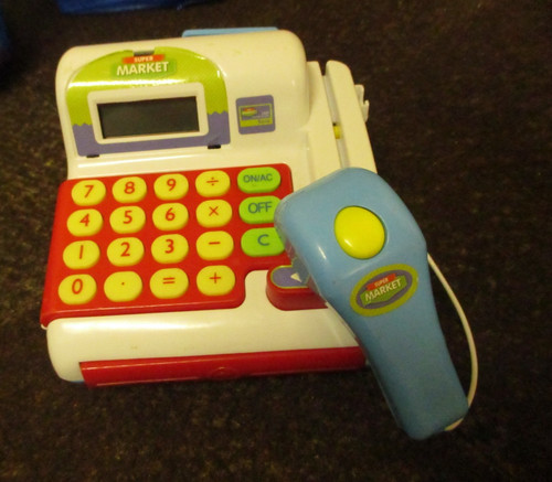 Super market toy till cash - market,,