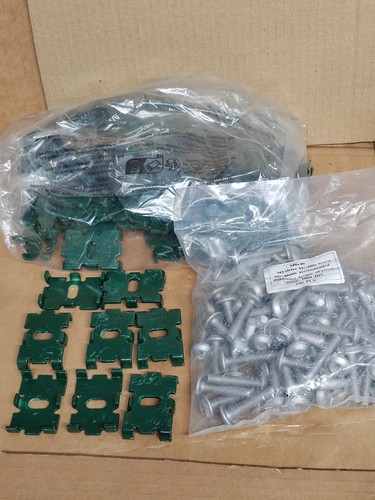 100 mesh fencing clips with - v,
