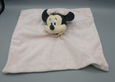 Disney Primark Pink Minnie Mouse Baby Comforter Soother Blankie White Spots