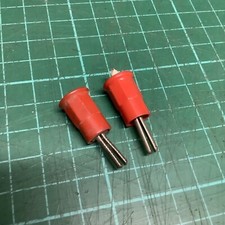 Vintage Clix/Wander Type Plug - Red - Lot A - 1 Piece