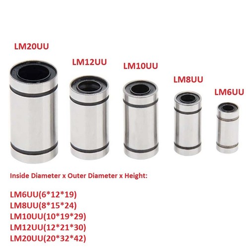 LM6UU/LM8UU/LM10UU/LM12UU/LM20