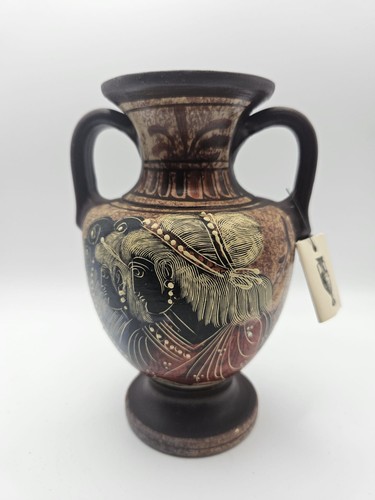 Vintage handmade greek amphora - handmade,