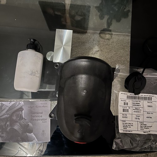 Gsr gas mask holder size - mask,