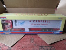 Corgi CC12920 Scania Topline Fridge Trailer A.L. Campbell Lorry