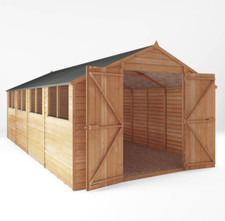 20x10 WOODEN GARDEN SHED WOOD