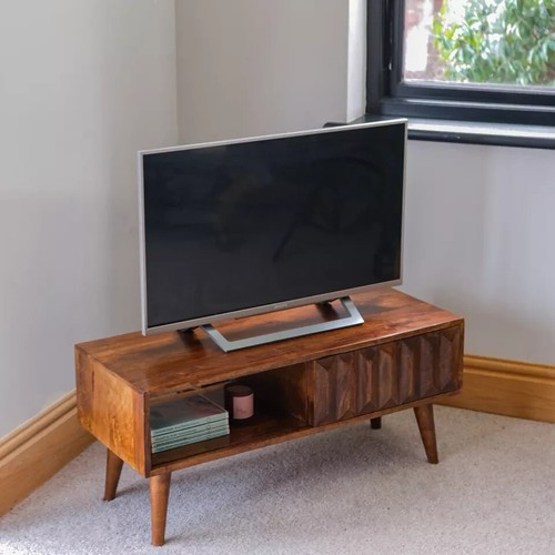 Solid mango wood stand - solid,