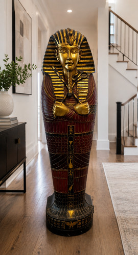 Rare 4ft king tut sarcophagus - 4ft,