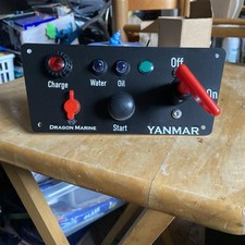 Yanmar marine diesel engine control panel with 3 meter wiring loom UK stock