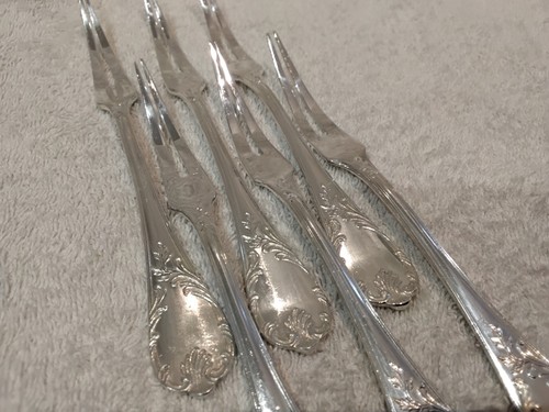 Vintage 1980 silver - -plated, 6