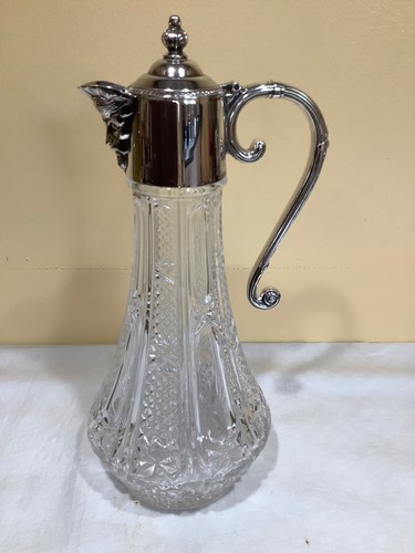 Silver plated cut - plated, glass