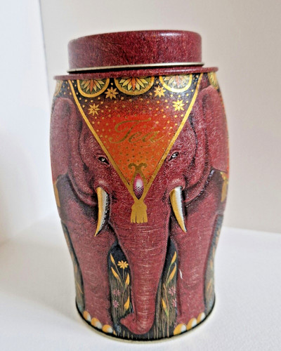 Elephant williamson tea tin - elephant,