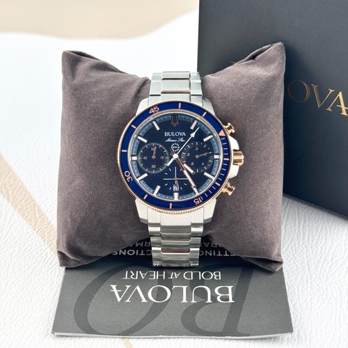 Bulova marine star 45mm blue - bulova,