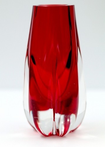 Vintage whitefriars glass ruby - glass,