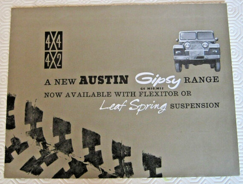 Austin gipsy brochure 2137 a - brochure., #2137/a