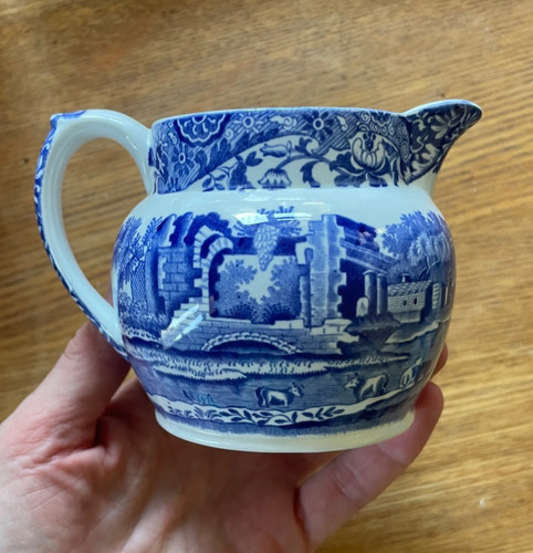 Spode blue italian pint - blue,