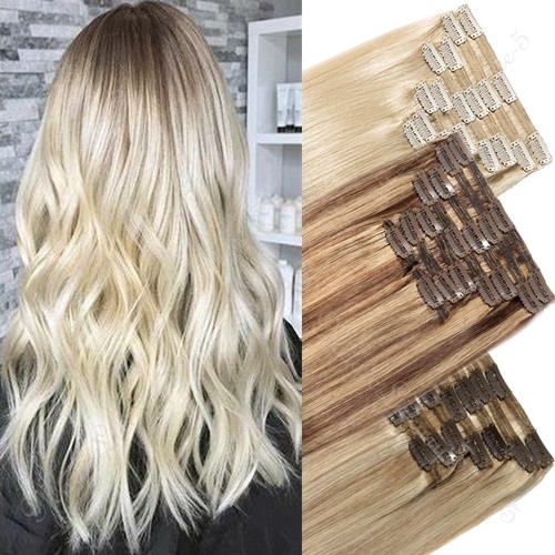 Double weft thick clip real - thick, in