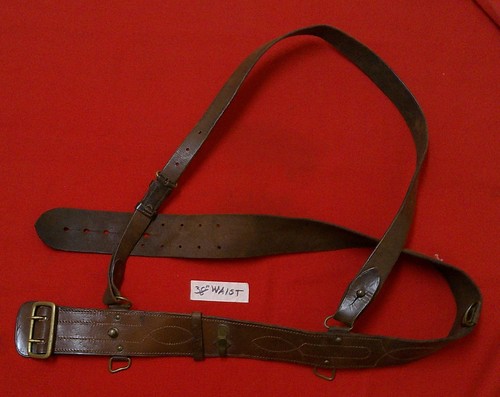 Sam browne belt good - ww, 1