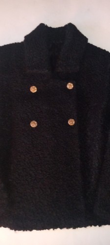 Black persian curly - lamb, coat