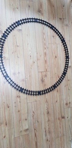 Curved train track rail - rail, for