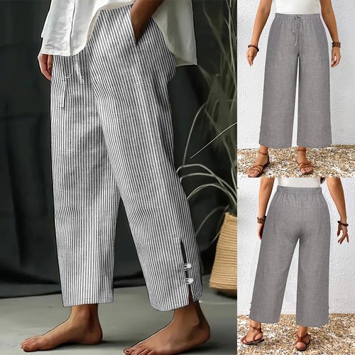 Plus size women stripe harem - plus,
