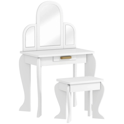 Homcom kids dressing table - homcom, set