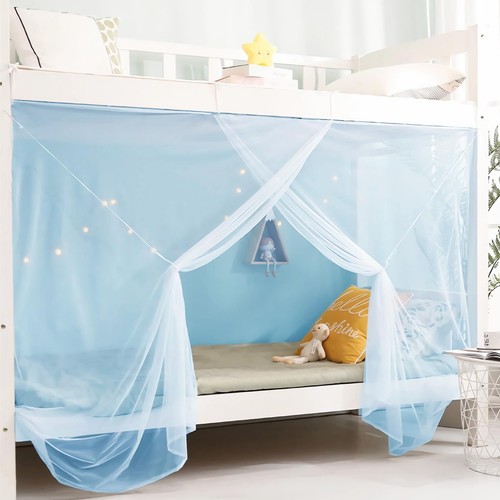 Corner bed canopy curtains - canopy,