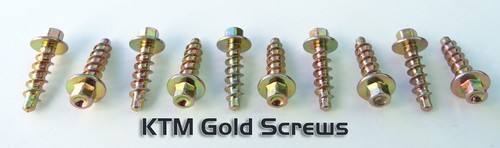 Ktm fit gold screw - ktm,